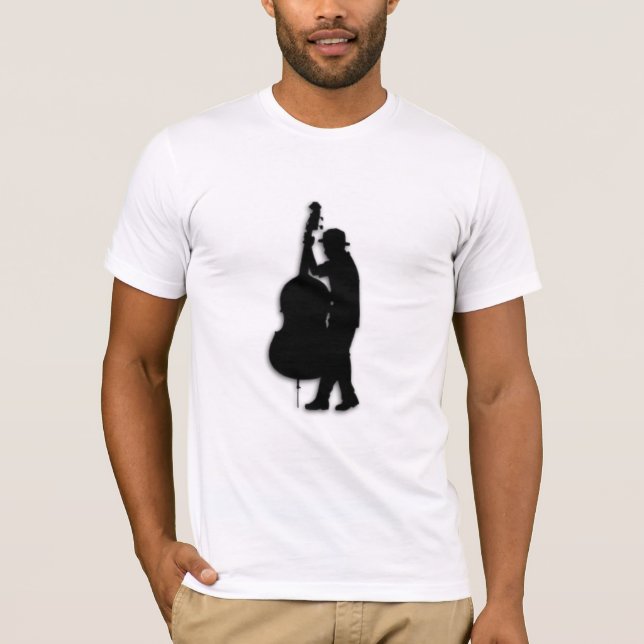 Bass-Spieler-Musik-Entwurf T-Shirt (Vorderseite)