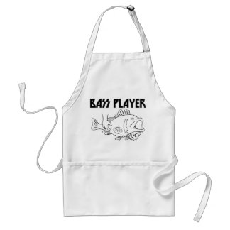 Bass-Spieler Schürze