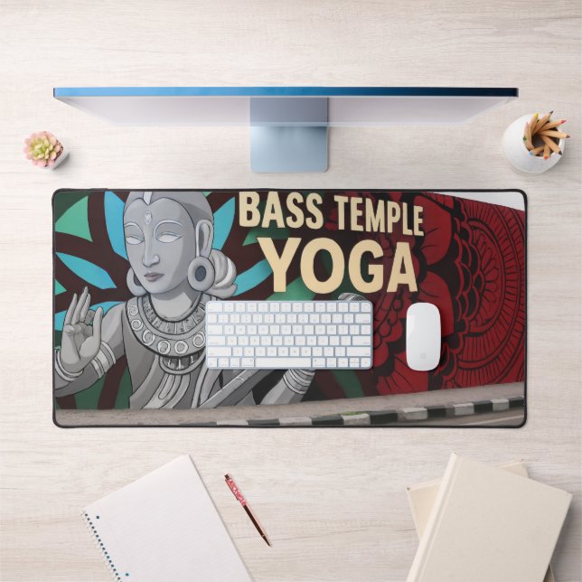 Bass Temple Yoga Desk Mat - Mystic Strings Edition (Bureau 1)
