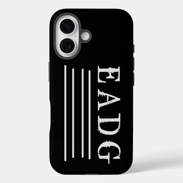 Bass Tuned iPhone 16 Hülle (Rückseite)
