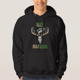 Bass über Hirschhörner und Schädel springen Hoodie