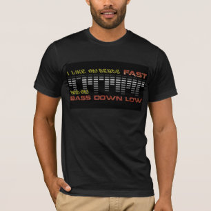 Baß unten niedrig T-Shirt