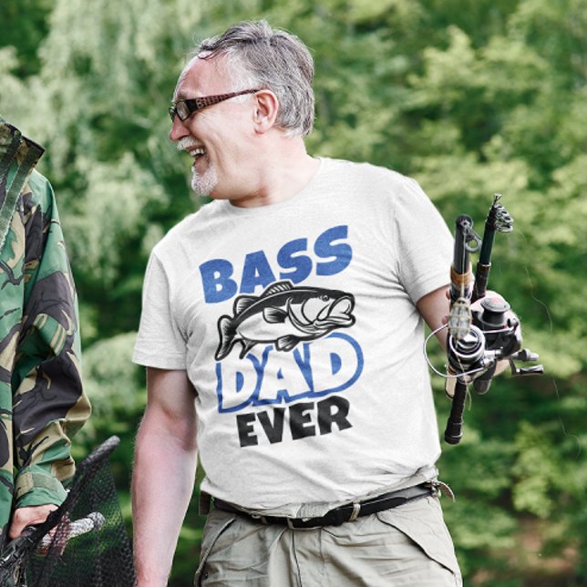 Bass-Vater je T-Shirt (bass dad ever)