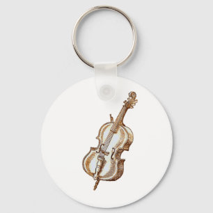 Bass-Violine Schlüsselanhänger