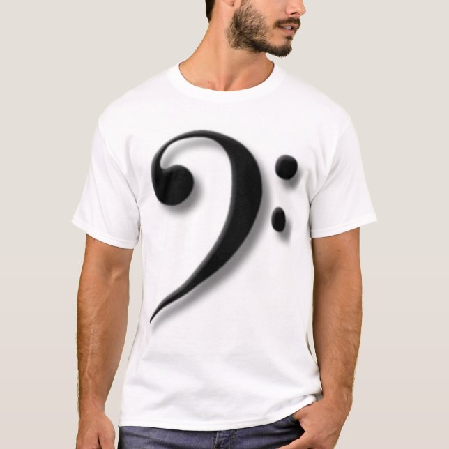 BassClef durch Leslie Harlow T-Shirt (Vorderseite)