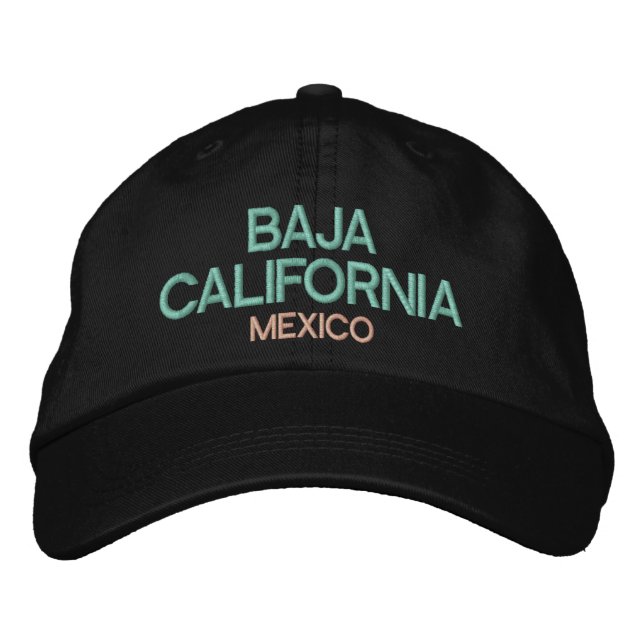 Basse Californie Mexique Casquette brodé (Devant)