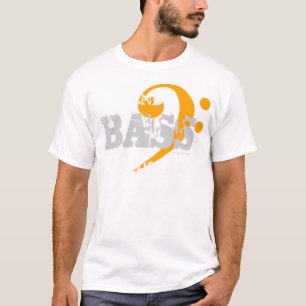 Basse de T-shirt de choeur pour l'orange de