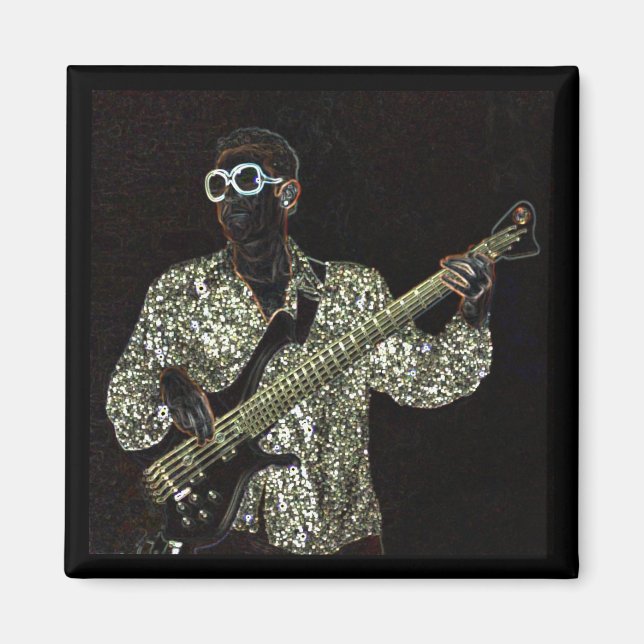 basse guitare musique gars son aimant (Devant)