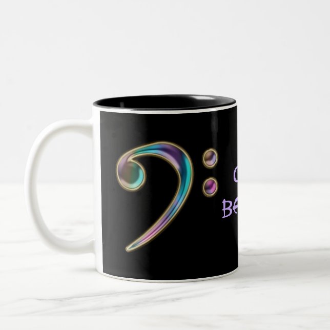 Basse obtenue ? Tasse de musique de clef basse de (Gauche)