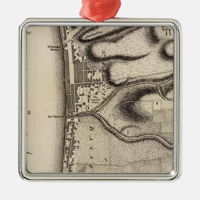 Basse Terre Silbernes Ornament (Vorne)