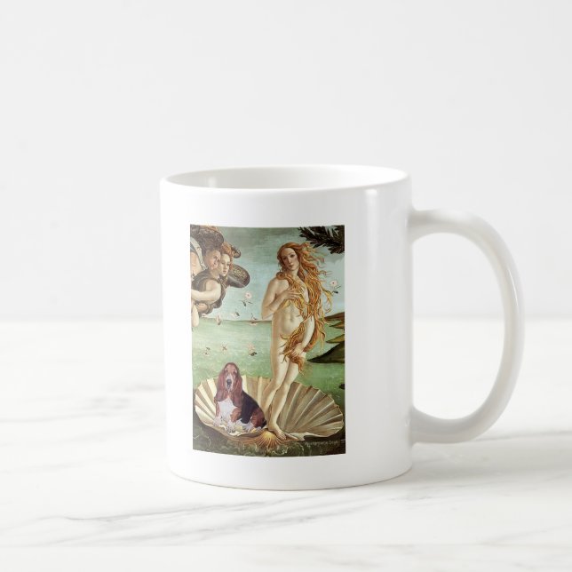 Basset 1 - Geburt der Venus Kaffeetasse (Rechts)