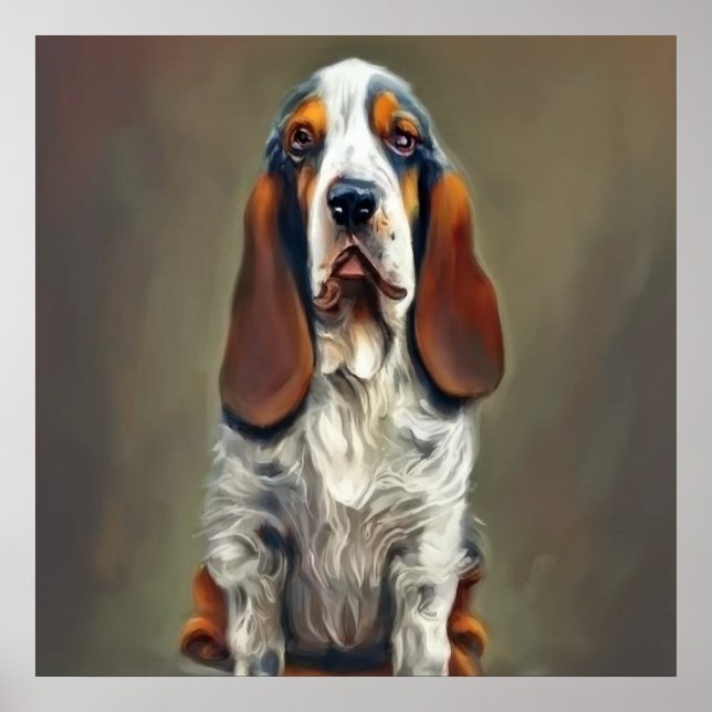 Basset Bleu de Gascogne Poster (Vorne)