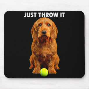 Basset fauve de bretagne Shirt wirf es hol es Hund Mousepad