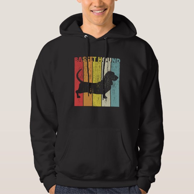 Basset Hound  1 Hoodie (Vorderseite)