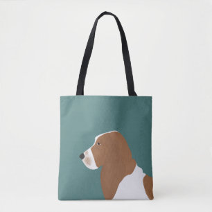 Basset Hound Allover Tasche