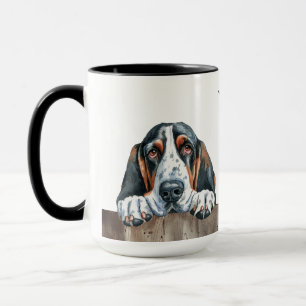 Basset Hound Chien Mug