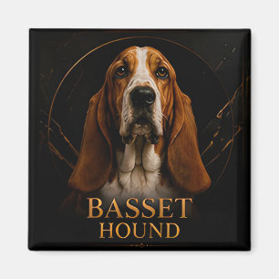 Basset Hound Classic Heritage Kollektion Magnet