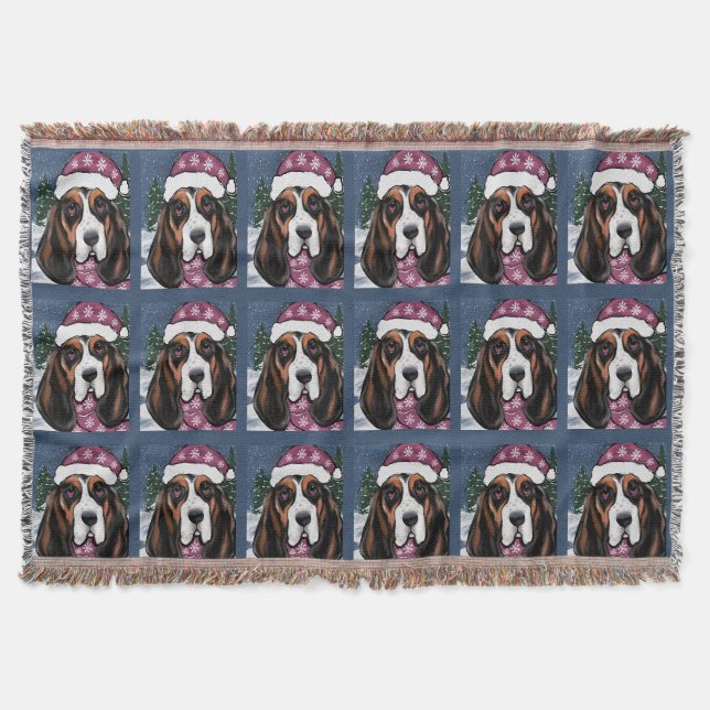 Basset Hound Decke (Vorderseite)