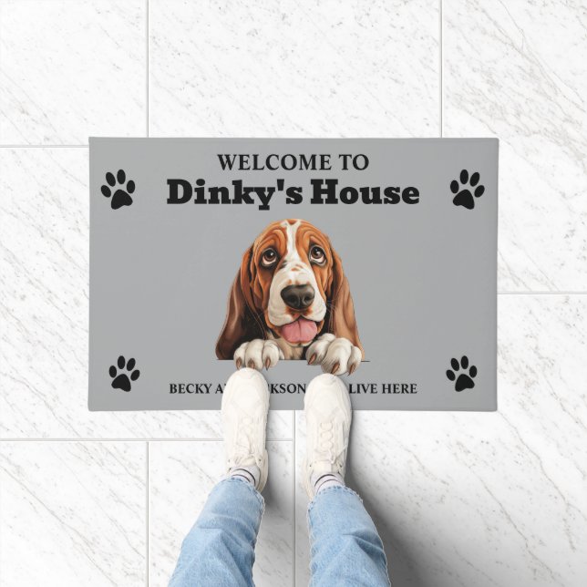 Basset Hound Dog Fußmatte (Indoor)