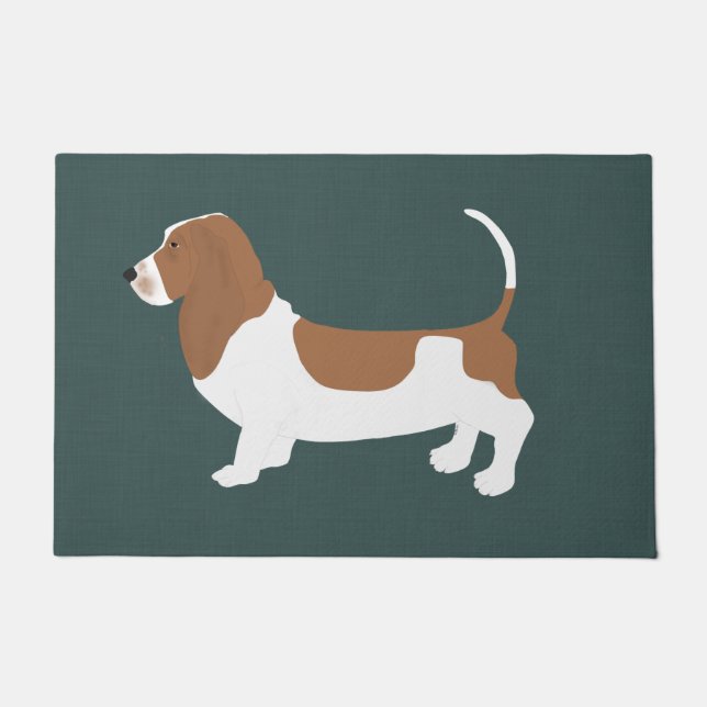 Basset Hound Doormat Fußmatte (Vorderseite)