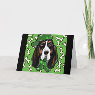 Basset Hound Feiertagskarte