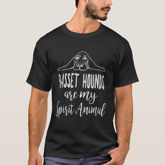 Basset Hound Funny Basset Hound Dog Lover Geschenk T-Shirt (Vorderseite)