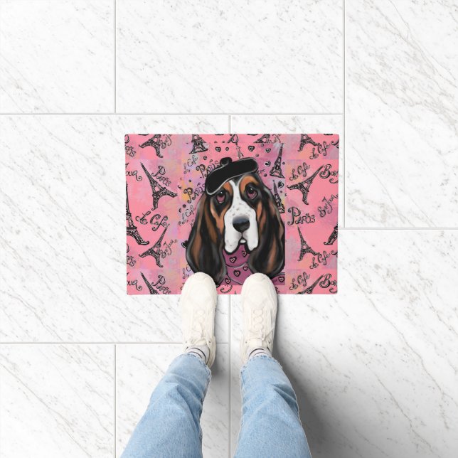 Basset Hound Fußmatte (Indoor)