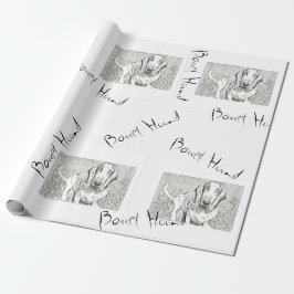 Basset Hound-Geschenk-Verpackungs-Papier Geschenkpapier