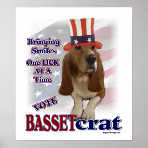 Basset Hound Geschenke Poster
