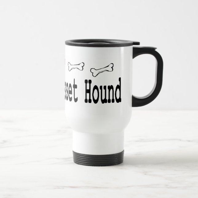 Basset Hound Geschenke Reisebecher (Rechts)