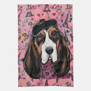 Basset Hound Geschirrtuch