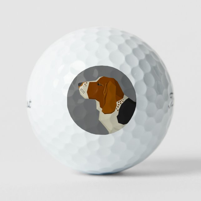 Basset Hound Golfball (Vorderseite)