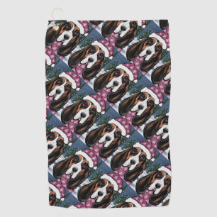 BASSET HOUND GOLFHANDTUCH