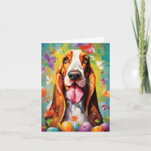 Basset Hound Happy Oaster