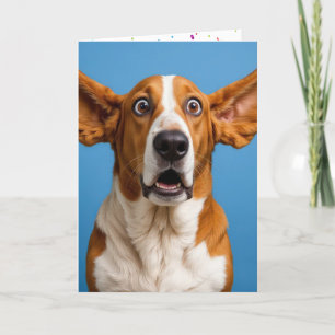 Basset Hound Humore Geburtstag Karte