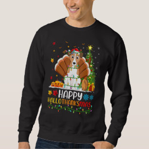 Basset Hound Hund     Basset Hound Hellothanksmas Sweatshirt