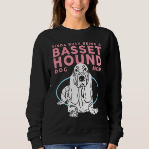 Basset Hound Hund Mama Dog Eigentümer Basset Hound Sweatshirt