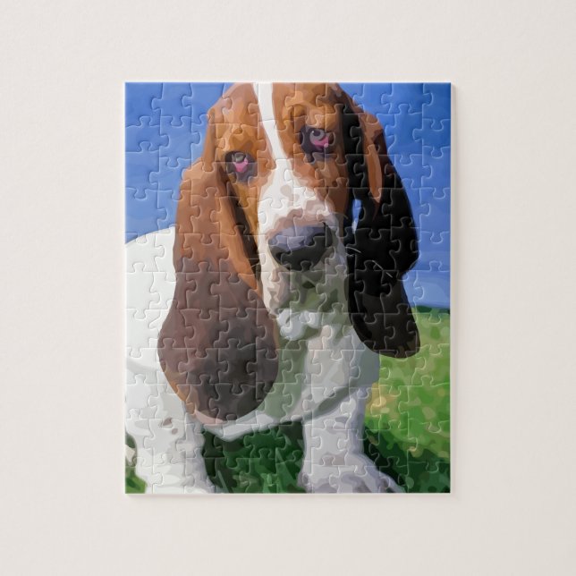 Basset Hound-Hundeentwurf (Vertikal)