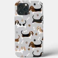Basset Hound Hundknochen und Paare