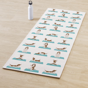 Basset Hound Hundyoga Yogamatte