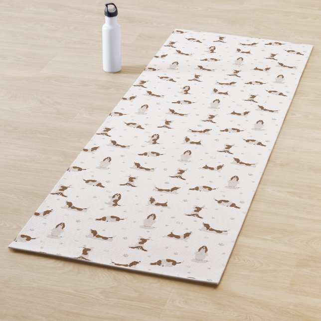 Basset Hound Hundyoga Yogamatte (Beispiel)