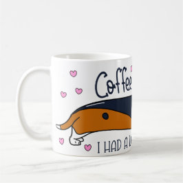 Basset Hound ich hatte einen langen Tag Kaffeetasse