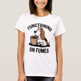 Basset Hound-Kaffeemodalität - Funktionsweise von T-Shirt