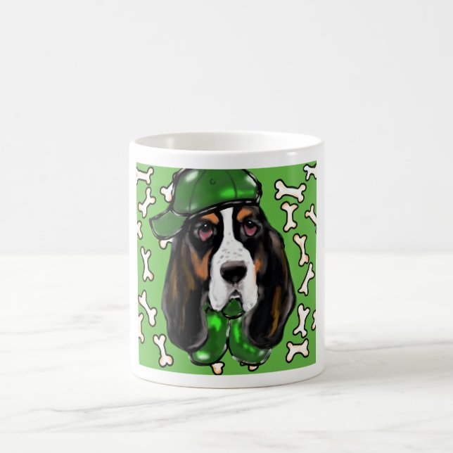 Basset Hound Kaffeetasse (Mittel)