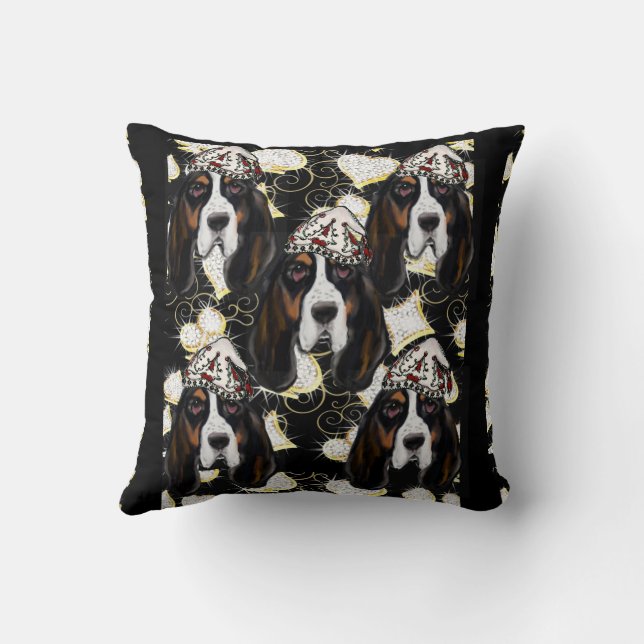 BASSET HOUND KISSEN (Rückseite)
