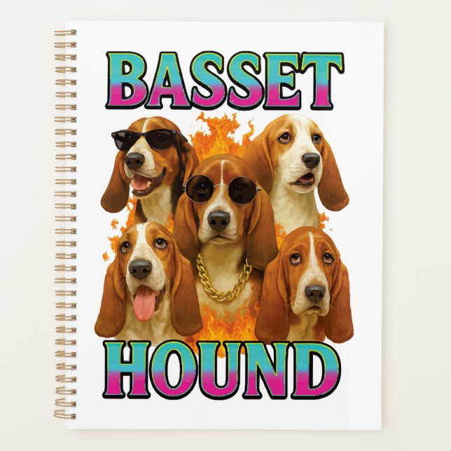 Basset Hound Kopie Planer (Vorderseite)