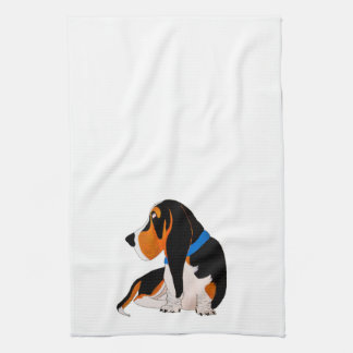 Basset Hound Küchentuch