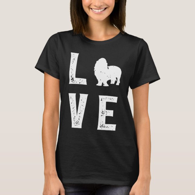 Basset Hound Love T-Shirt (Vorderseite)