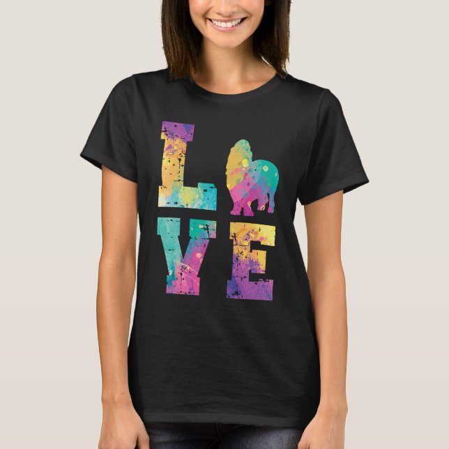 Basset Hound Love T-Shirt (Vorderseite)