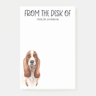 Basset Hound Lover Post-it Klebezettel